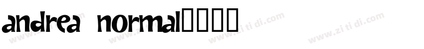 Andrea Normal字体转换